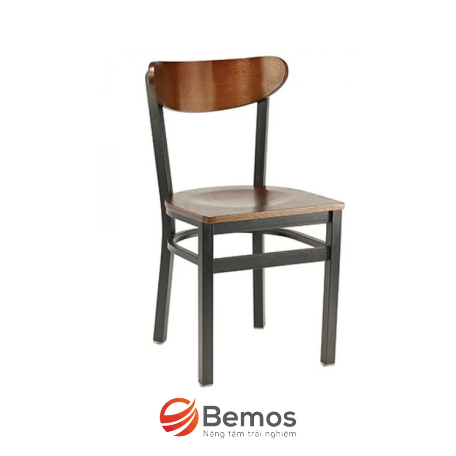 Bộ bàn ghế tựa cong chân sắt CF-BG314