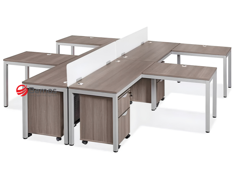 Bàn làm việc cụm 4 người