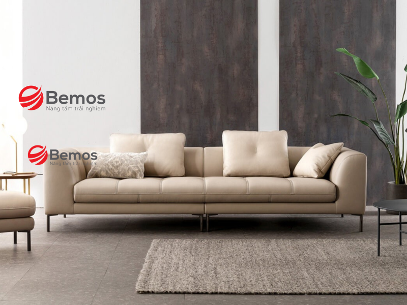 chiều dài ghế sofa văn phòng