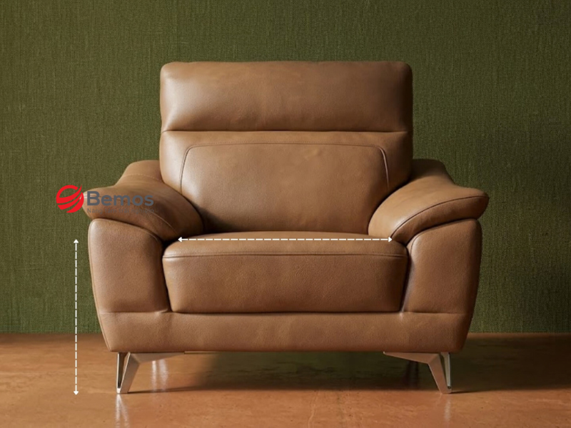 Ghế Sofa Đơn 1 Chỗ Ngồi: Tựa Lưng Êm Ái Giảm Mỏi Vai Gáy 