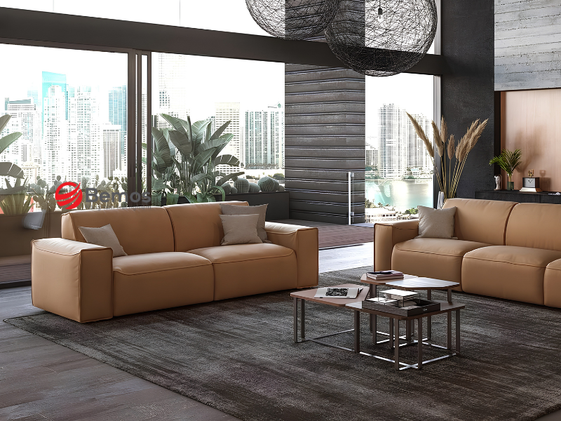 Mẹo chọn sofa da phù hợp với không gian nhà