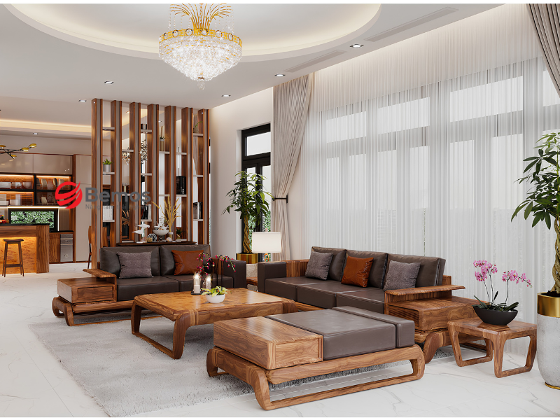 Chọn sofa da hay gỗ phụ thuộc vào nhu cầu của mỗi gia chủ