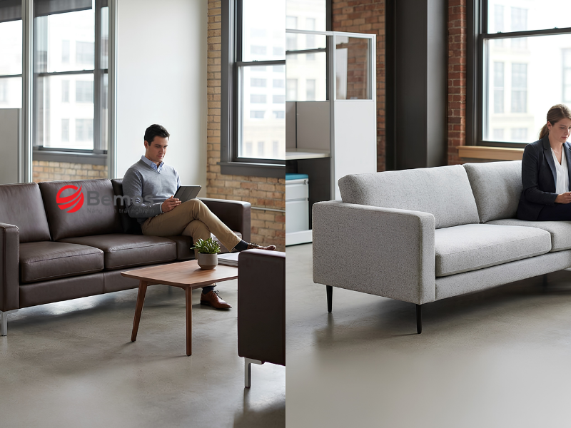 Nên mua sofa da hay nỉ?