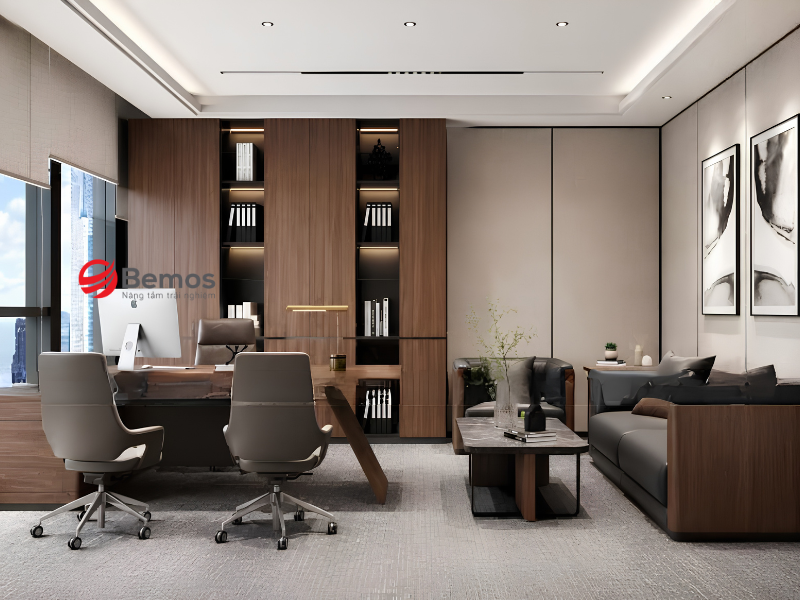 Phong Thủy Sofa Phòng Giám Đốc - Cách Kê Tạo Uy Quyền, Hút Tài Lộc