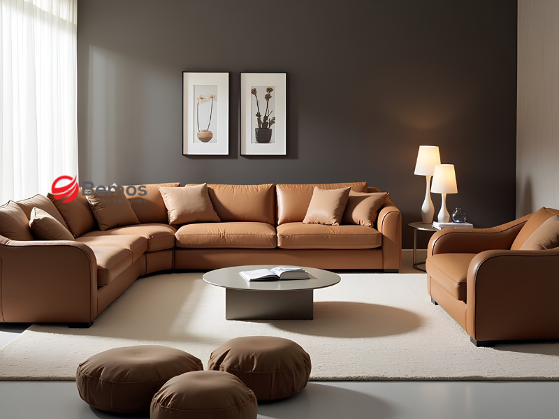 sofa đơn cong