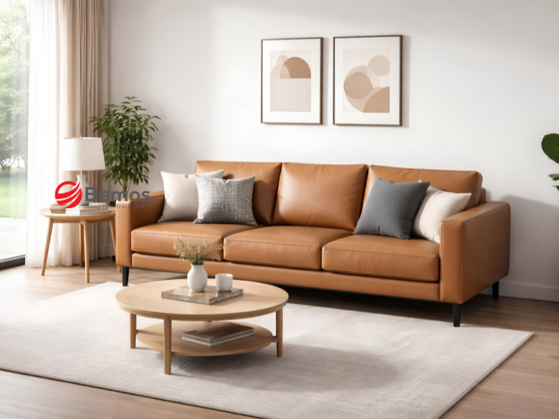Ghế Sofa Da 1m4 – Giải Pháp Tối Ưu Cho Không Gian Nhỏ