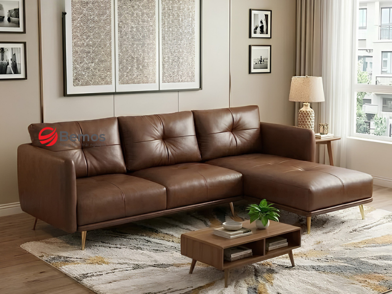 Bí quyết bố trí và bảo quản sofa da 1m5 bền đẹp như mới