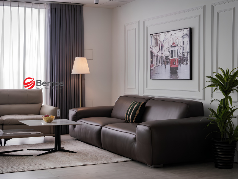 Sofa da 1m6 cho không gian hẹp và nhà cho thuê