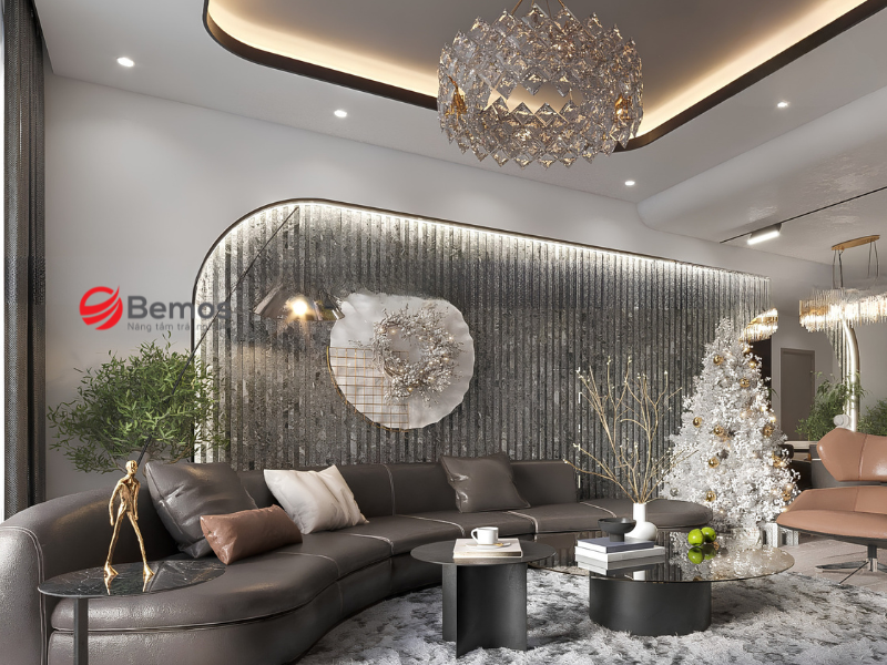 Sofa da 1m8 hợp phòng khách bao nhiêu mét vuông 