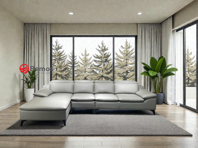 Sofa Da Màu Ghi - Xu Hướng Nội Thất Hiện Đại Được Ưa Chuộng Hiện Nay