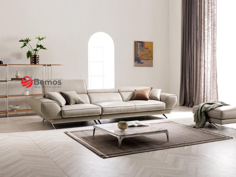Sofa Da Màu Trắng - Biểu Tượng Của Sự Sang Trọng Và Tinh Tế Cho Tổ Ấm