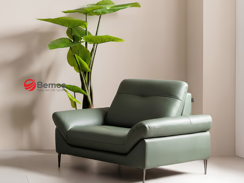 Tiêu chuẩn vàng khi chọn mua sofa da xanh rêu