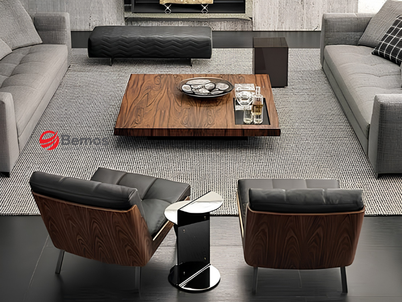 Lưu ý khi mua Sofa da phối gỗ