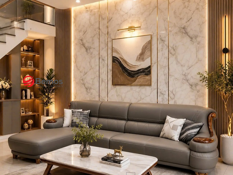 Các mẫu Sofa da Tân Cổ Điển được ưa chuộng 2026