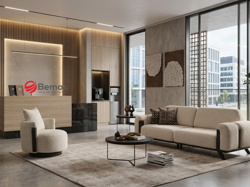 Tiêu chí chọn sofa da văn phòng theo từng khu vực