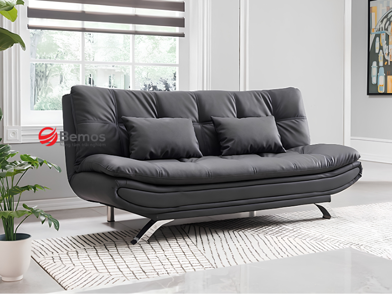 Lý do mẫu sofa đơn chân inox sáng bóng là xu hướng căn hộ hiện đại 