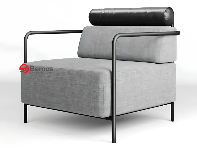 Sofa Đơn Chân Sắt - Khỏe Khoắn, Hiện Đại Và Bền Bỉ Cùng Thời Gian