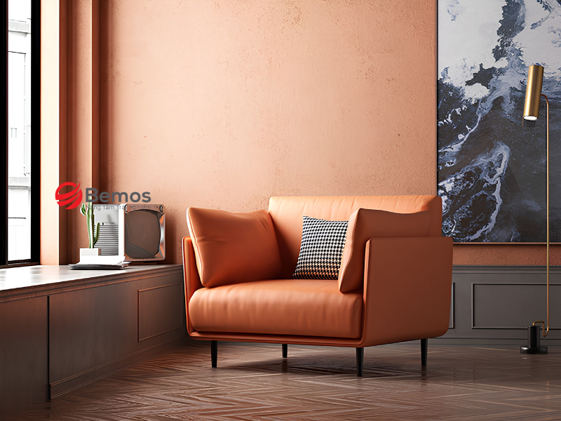 Sofa Đơn Da Bò - Cách Chọn Chuẩn Da Thật & Mẹo Dùng Bền Đẹp