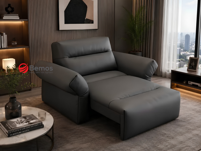 Lợi ích bất ngờ khi sử dụng sofa đơn giường đa năng cho căn hộ studio 