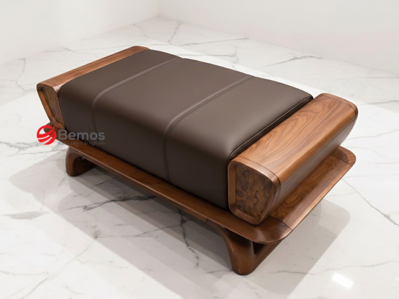Sofa đơn gỗ óc chó