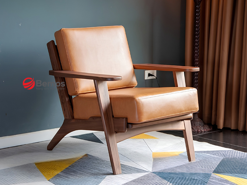 Sofa đơn khung gỗ