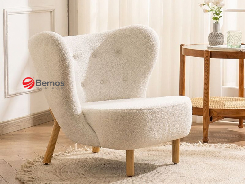 Sofa đơn lông cừu