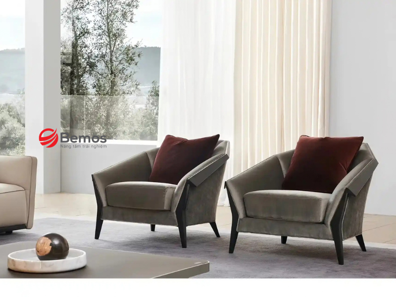 Vì sao mẫu sofa đơn lưng cao là giải pháp tốt cho người hay mỏi cổ