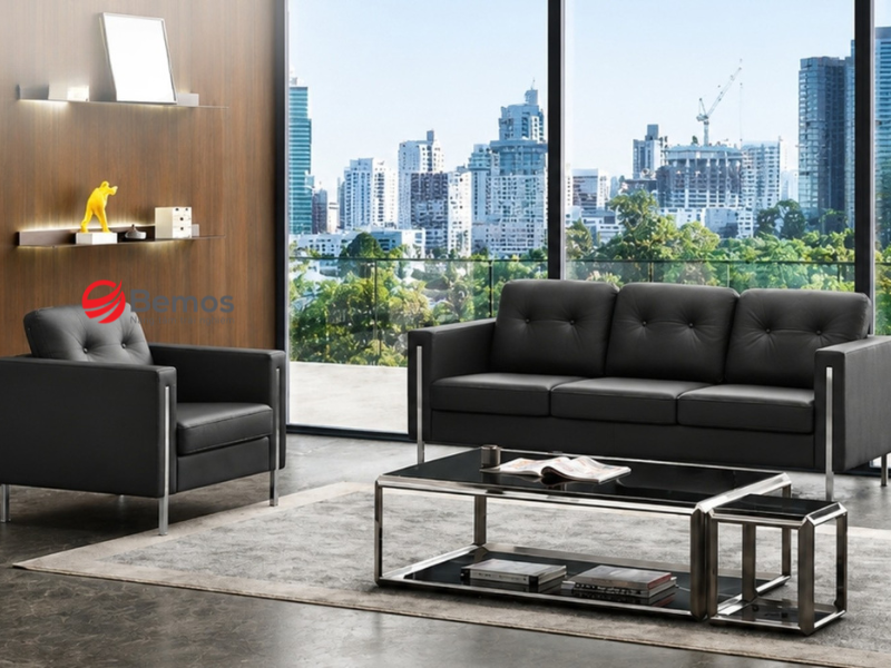 Xu hướng sofa đơn màu đen tôn nét đẹp quyền lực và cá tính