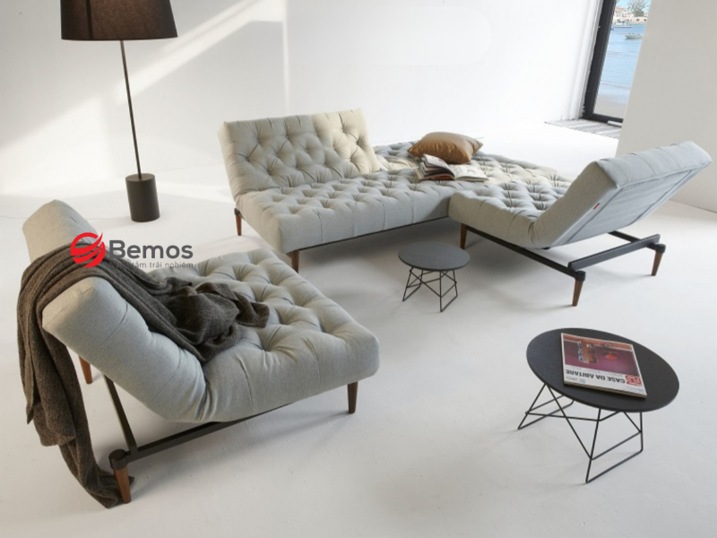 Bố trí sofa đơn mini giải phóng không gian cho căn hộ nhỏ