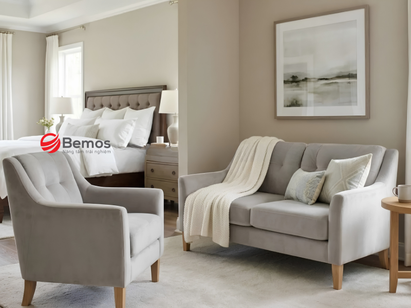 Sofa Đơn Phòng Ngủ Tạo Góc Nghỉ Riêng Tư Thư Thái Đầy Tiện Ích