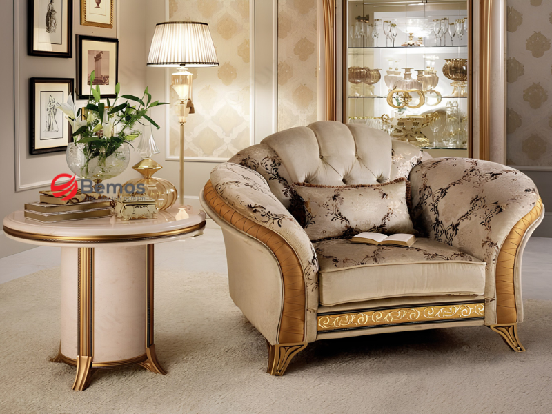 Sofa đơn tân cổ điển
