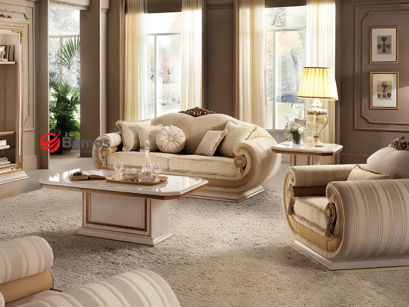 Sofa Đơn Tân Cổ Điển - Đẳng Cấp Thượng Lưu Qua Từng Nét Rút Múi