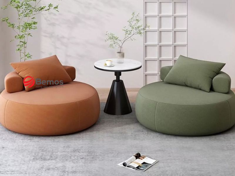 Sofa Đơn Tròn – Bí Quyết Ăn Gian Diện Tích Cực Khéo Cho Góc Phòng Nhỏ