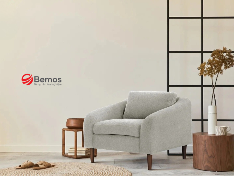 Sofa đơn vải bố