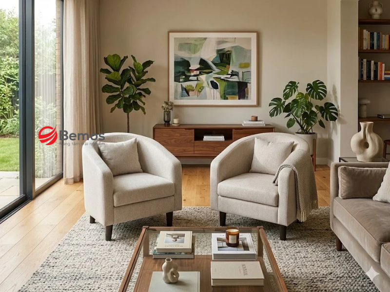 Sofa Đơn Vải Bố - Bền Chắc, Mộc Mạc Và Không Bao Giờ Lỗi Mốt