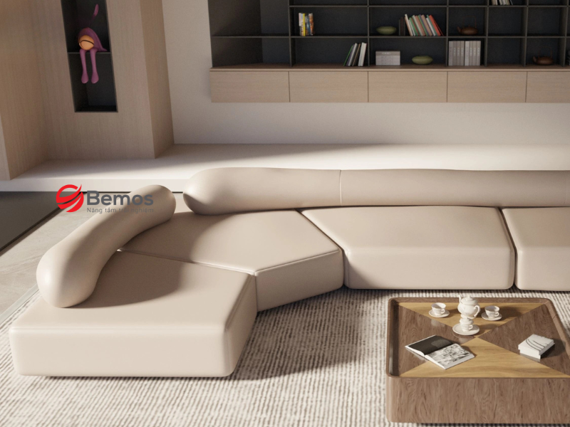 Sofa Góc 2m3 - Kích Thước Lý Tưởng Cho Gia Đình 4-5 Người
