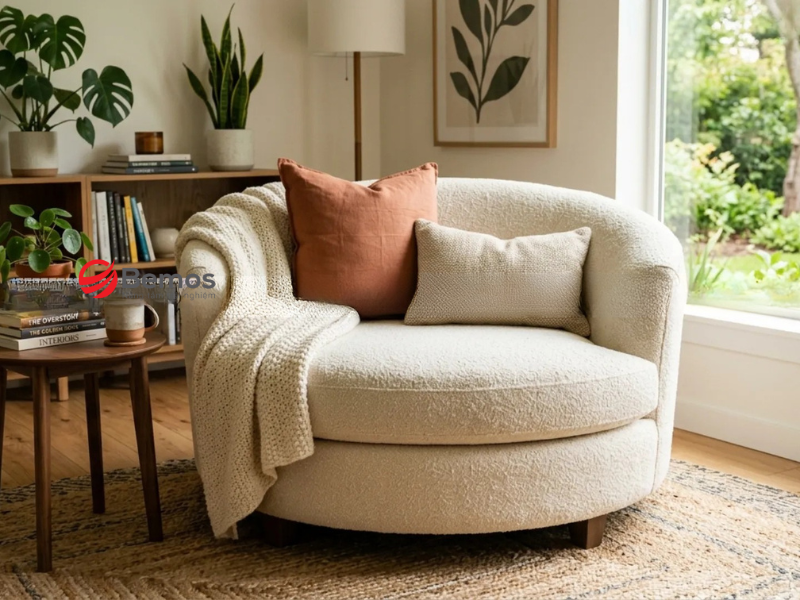 Sofa góc tròn – Xu hướng giải phóng góc nhọn cho không gian mở