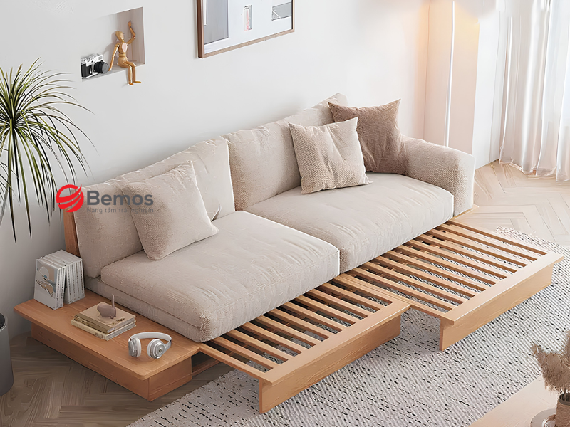 Sofa Giường Gỗ Tự Nhiên Liệu Có Bền Và Kéo Trượt Êm Ái Như Quảng Cáo?