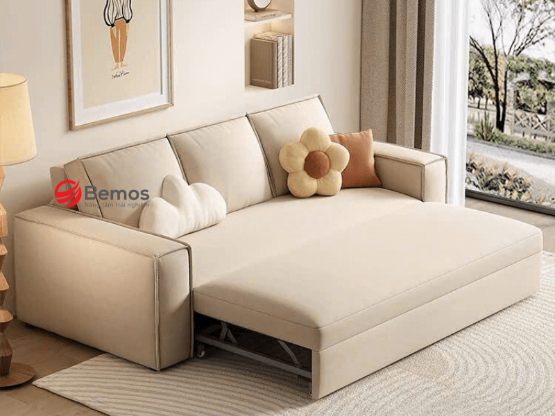 Trải nghiệm tiện lợi và những băn khoăn khi dùng sofa giường kéo