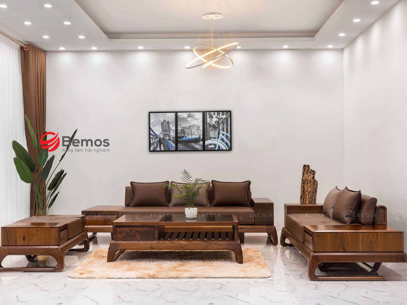Sofa Gỗ 1m4 Cho Phòng Nhỏ - Cách Chọn Đẹp, Ngồi Thoải Mái