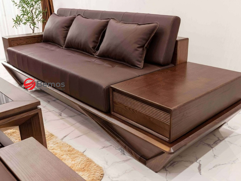 Biến sofa gỗ 1m4 thành góc ngả lưng nghỉ trưa nhanh chóng