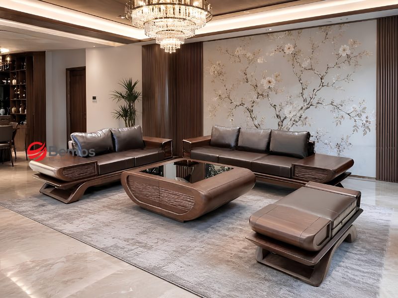 Sofa gỗ 2m4