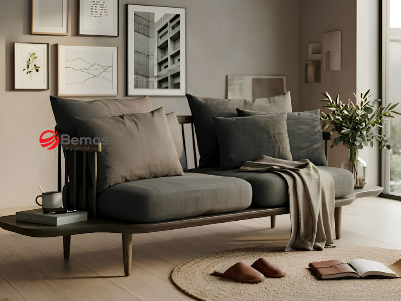 Lý do sofa gỗ đệm nỉ được nhiều người chọn