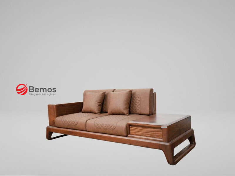 Sofa gỗ chân quỳ