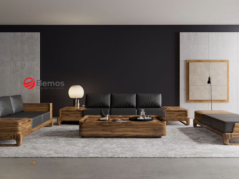 Kinh nghiệm chọn sofa gỗ chân quỳ