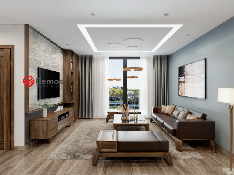 Bí quyết chọn sofa gỗ cho chung cư nhỏ tối ưu diện tích