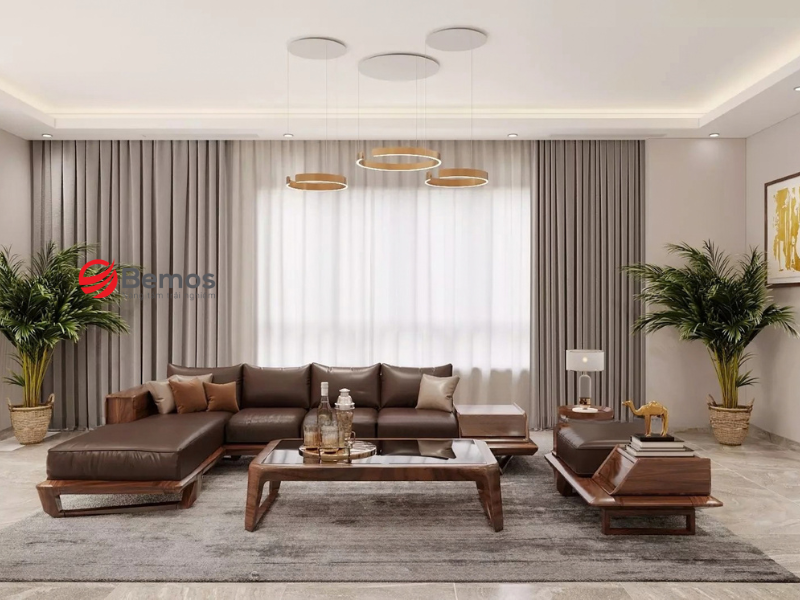 Sofa gỗ cho nhà nhỏ