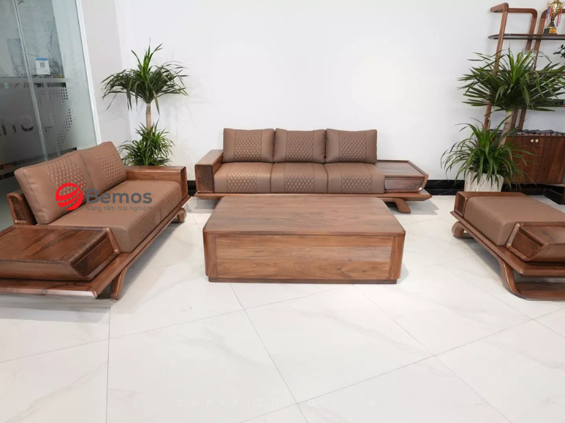 Sofa gỗ chữ U là gì và giá trị phong thủy tụ tài