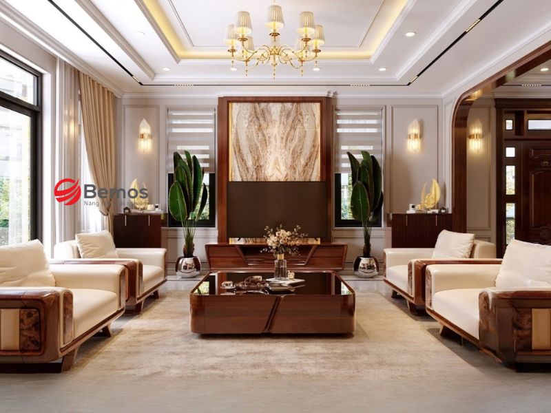 Sofa Gỗ Gõ Đỏ - Đẳng Cấp Thượng Lưu Và Cách Bố Trí Không Gian Đẹp Mắt