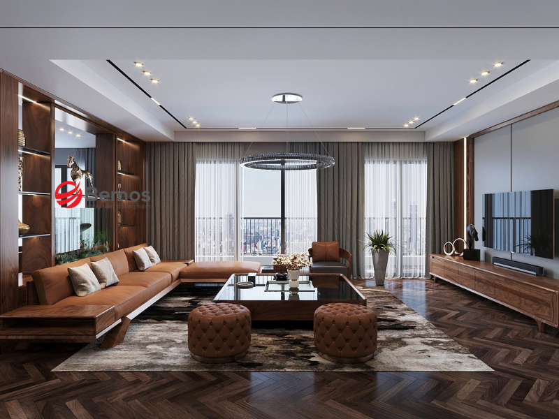 Cách Chọn Sofa Gỗ Góc L Chuẩn Kích Thước Phòng Khách